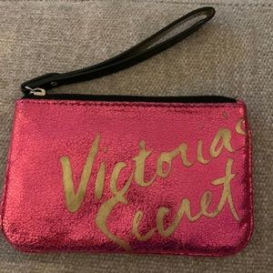 Victoria secret pink small cosmetic bag